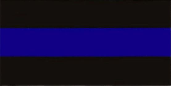 thin blue line sticker illegal